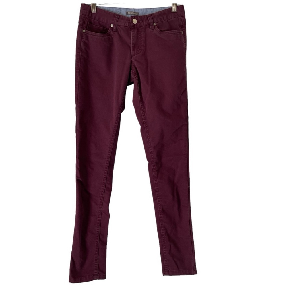 Toad & Co Burgundy Silvie Skinny Jean size 2